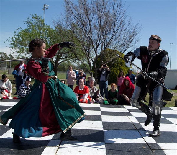 Medieval Fair Human Chessboard Auditions